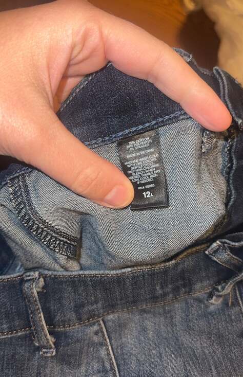 Express High Waisted Mariner Sailor Flare Flare Jeans Size 12L - Picture 4 of 6